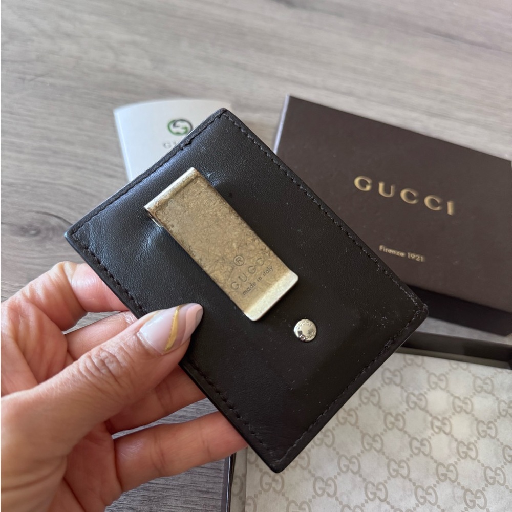 Gucci Black and Gray Key Card Holder - Picture 4 of 6
